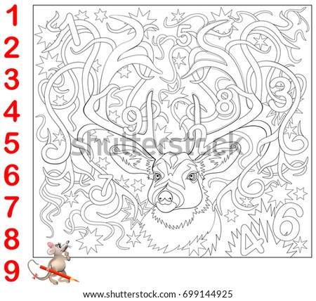educational page for children need to find the numbers hidden in the picture and paint - Hidden Pictures For Children educational page for children need to find the numbers hidden in the picture and paint - Hidden Pictures For Children