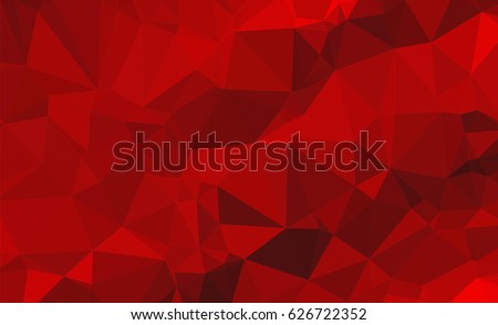 Red White Polygonal Mosaic Background, Vector illustration, Creative Business Design Templates