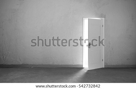 Open White Door Open White Door
