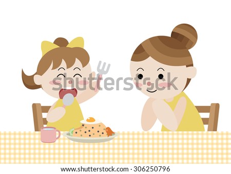 Family Eating Together Stock Vectors & Vector Clip Art | Shutterstock