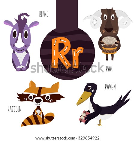 Fun Animal Letters Alphabet Development Learning Stock Vector 329854922 ...