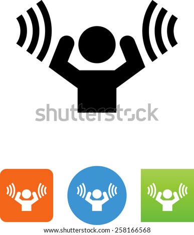 Noise Icon Stock Vector 258166568 - Shutterstock