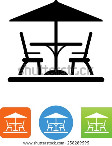Patio Furniture Icon 258289595 Patio Furniture Icon 258289595
