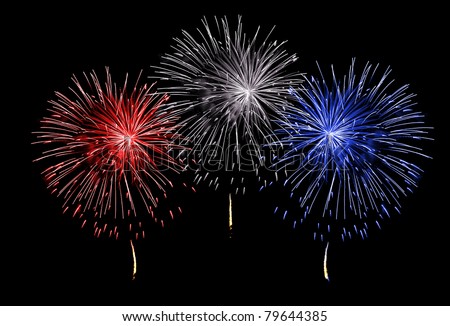 Red White Blue Fireworks Stock Images, Royalty-Free Images ...