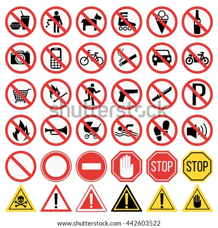 Not Allowed Sign Stock Images, Royalty-Free Images & Vectors | Shutterstock