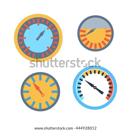 Pressure Sensor Differential Tool Vector Icon Stock Vector 444928012 ...