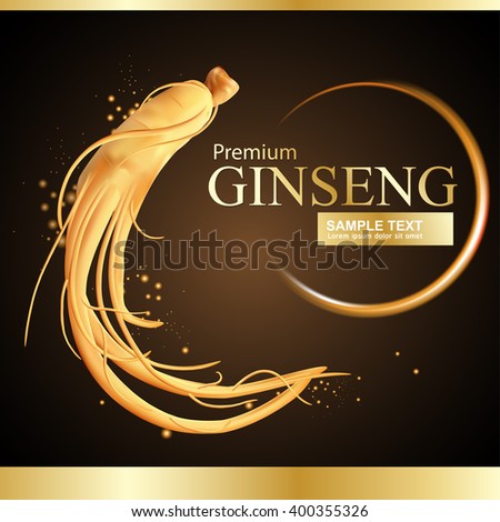 Ginseng Premium Vector