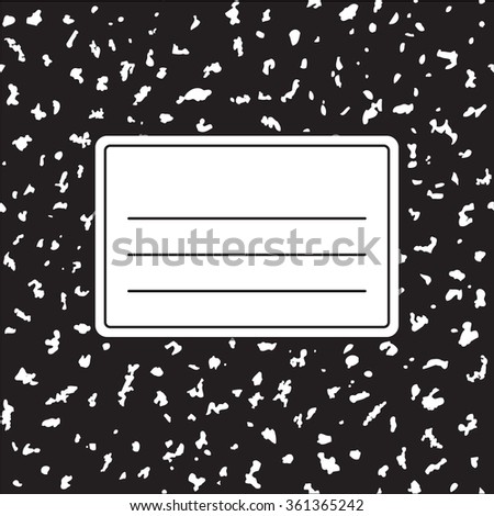 stock vector traditional notebook cover template vector illustration background texture is tileable and 361365242