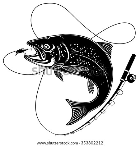 Trout Silhouette Stock Images, Royalty-Free Images & Vectors | Shutterstock