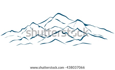 Mountain Outline Stock Images, Royalty-Free Images & Vectors | Shutterstock