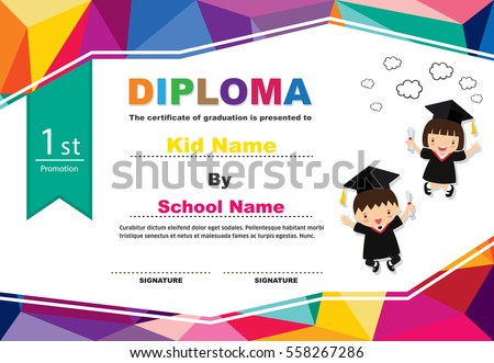 preschool diploma certificates