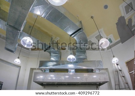 Restaurant Kitchen Ventilation restaurant ventilation system airflow fan ventilate stock photo Restaurant Kitchen Ventilation restaurant ventilation system airflow fan ventilate stock photo