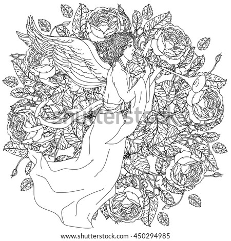 Download Handsome Man Image Angel Fairy Tale Stock Vector 450294985 ...