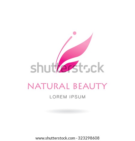 Natural Beauty Logo Design Stock Vector (Royalty Free ...
