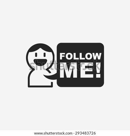 Follow Me Icon Stock Images, Royalty-Free Images & Vectors | Shutterstock