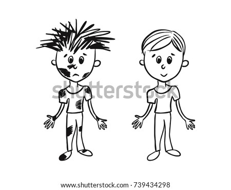 free download vector kid t shirt Boy Clean  739434298 Vector Stock  Shutterstock Dirty