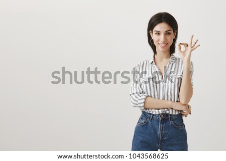 [fb] les angélus // jola&monsiame Stock-photo-say-yes-to-new-opportunities-studio-shot-of-beautiful-dark-haired-caucasian-woman-in-stylish-1043568625