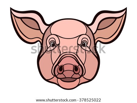 Pig Head Stock Images, Royalty-Free Images & Vectors | Shutterstock