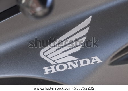 Thursday, 19 january 2017: Honda Symbol on Honda Super Bike.