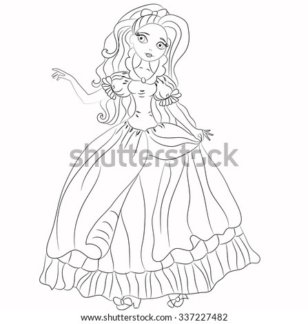 Illustration Fairytale Princess Princess Heroes Fairy Stock Vector Illustration Fairytale Princess Princess Heroes Fairy Stock Vector