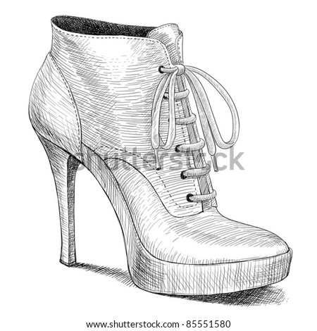 Shoe Sketch Stock Photos RoyaltyFree Images Vectors