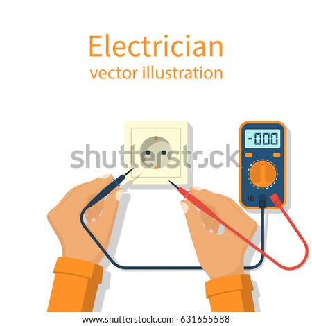  Professional  Electrician Icon Digital Multimeter Hold 