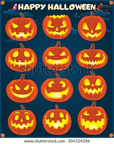 Jack-o-lantern Stock Photos, Royalty-Free Images & Vectors - Shutterstock