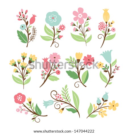 Floral Illustration Stock Vector 72538261 - Shutterstock