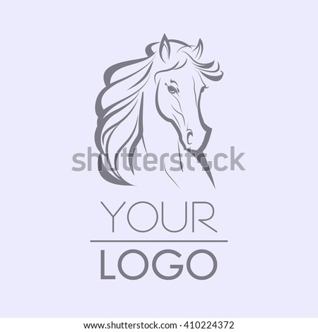 Vector Logo Horse Stock Vector 401913610 - Shutterstock