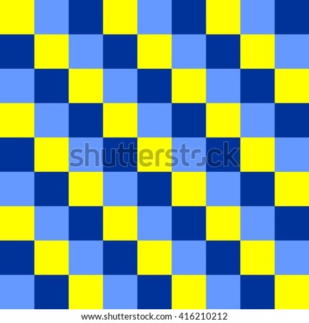 Yellow Blue Checkerboard Stock Photo 1114239 - Shutterstock