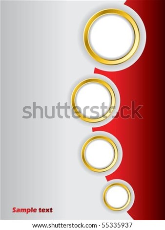 Red Brochure Design Background Template Stock Vector 55335937 ...