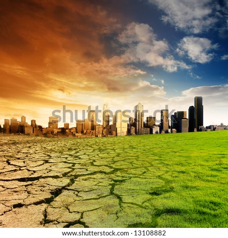 Effect of Global Warming on a city