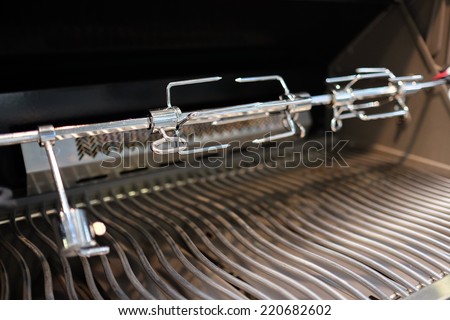 stock photo grill under the white background 220682602