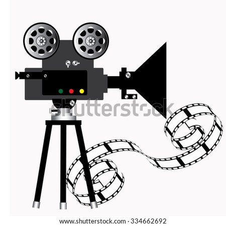 Film Camera Equipments Vector Stock Vector 7084426 - Shutterstock