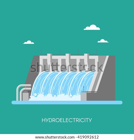 Hydro Power Plant Clip Art