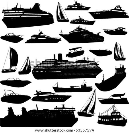 Cruise ship silhouette Stock Photos, Images, & Pictures | Shutterstock