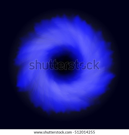 Transparent Black Hole Light Effect Space Vector de stock (libre de