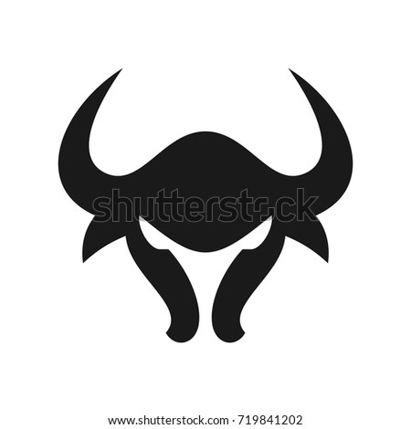 Bull Vector Logo Stock Vector 719841202 - Shutterstock