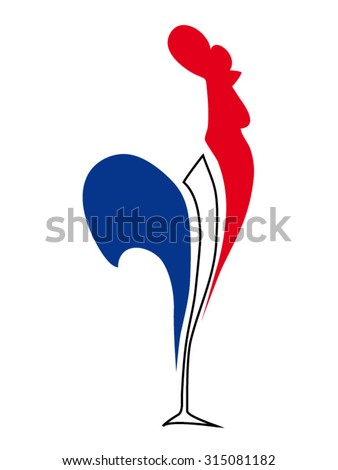 cockerel symbol france of France, rooster, of the of blue Gallic France, symbol colors the