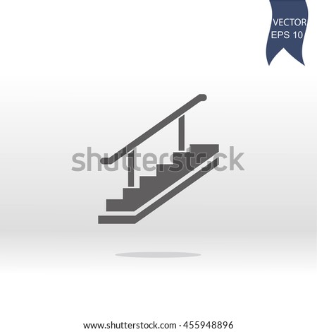 Stairs Icon Stock Vector 367125584 - Shutterstock