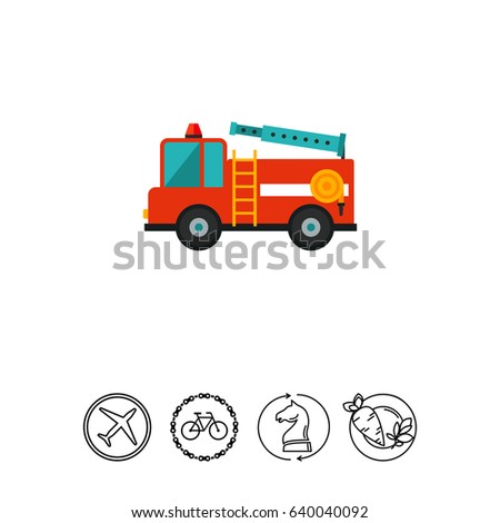 Fire Truck Icon Stock Images, Royalty-Free Images & Vectors | Shutterstock