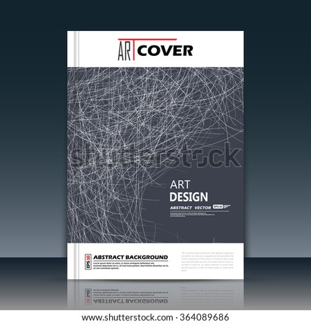 Abstract composition, a4 brochure title sheet, monochrome grass icon, black hole, gap text frame surface, creative figure, logo sign construction, firm banner form, flier fashion, EPS10 illustration