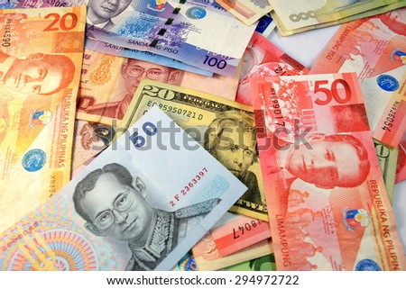 philippine currency 2010 issue various denominations stock