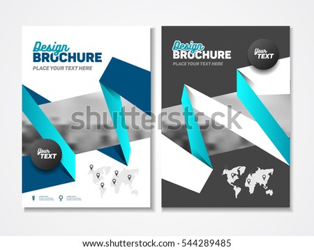Abstract Business Brochure Design Vector Template In A Size Document Or Book Cover Annual Abstract Business Brochure Design Vector Template In A Size Document Or Book Cover Annual