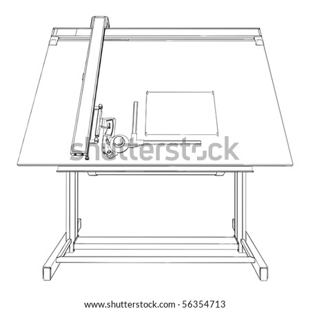 Drafting Table Stock Vectors & Vector Clip Art | Shutterstock