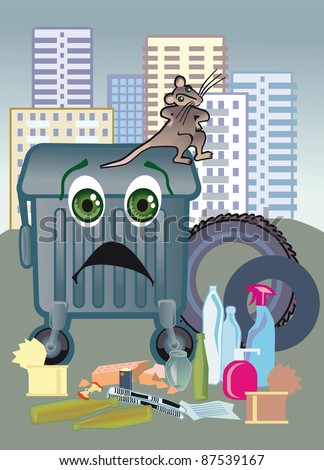 Taking Out The Trash Stock Vectors & Vector Clip Art | Shutterstock