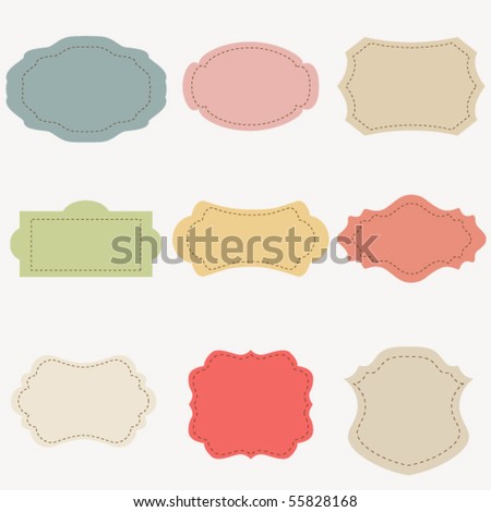 Vector Vintage Card Rhombuses Stock Vector 60142186 - Shutterstock