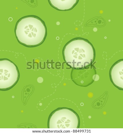 Cucumber vector pattern