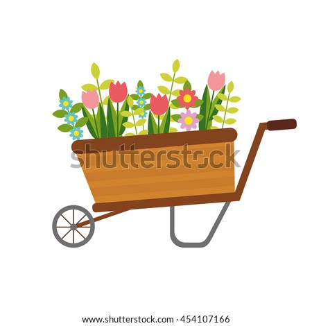 Wheelbarrow Flowers Stock Images, Royalty-free Images & Vectors 