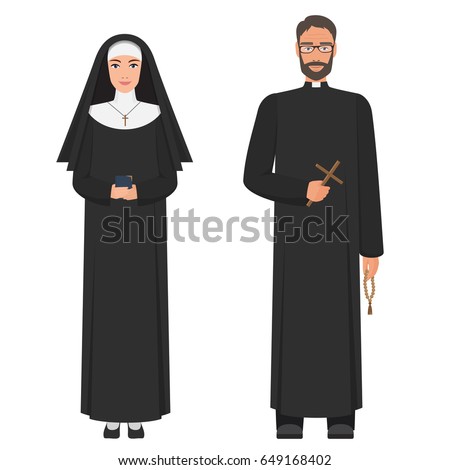 Catholic nuns and priest 4